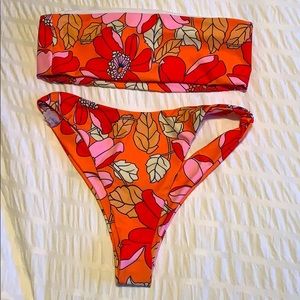 Two piece bathing suit